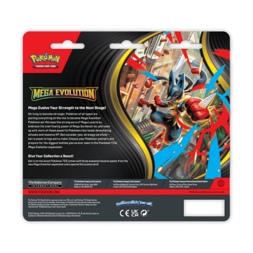 Pokémon TCG: Mega Evolution 3-Pack Blister – Psyduck & Golduck - Pre Order