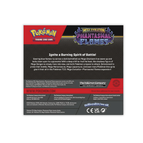 Pokémon TCG: Mega Evolution - Phantasmal Flames Booster Box - Pre Order