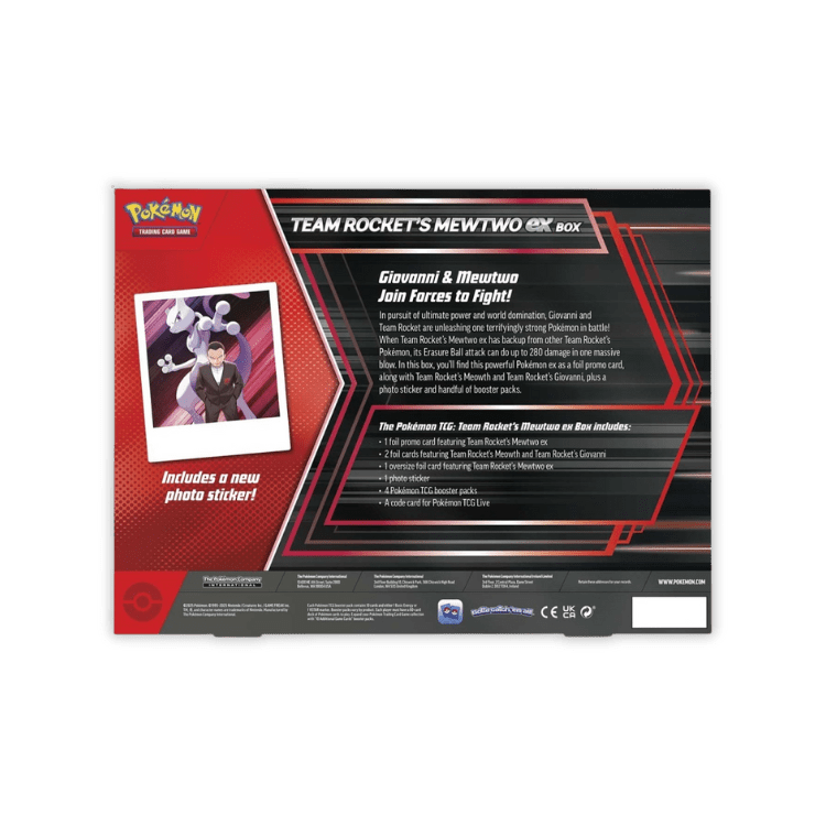 Pokémon TCG: Team Rocket’s Mewtwo ex Box