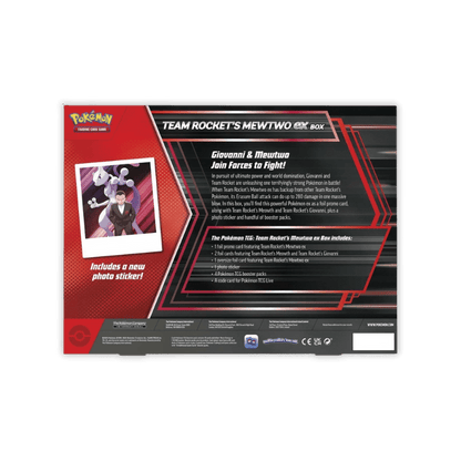 Pokémon TCG: Team Rocket’s Mewtwo ex Box